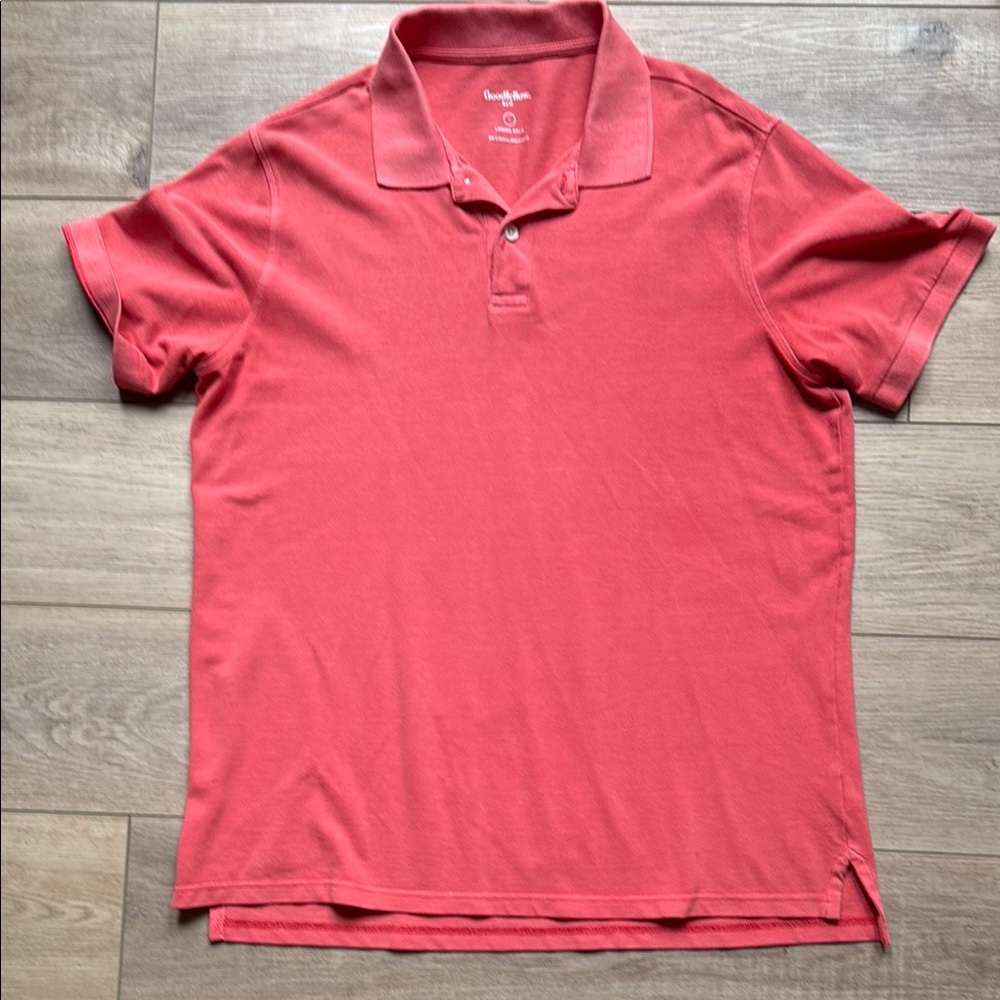 Casual Polo Shirt - Coral Pink